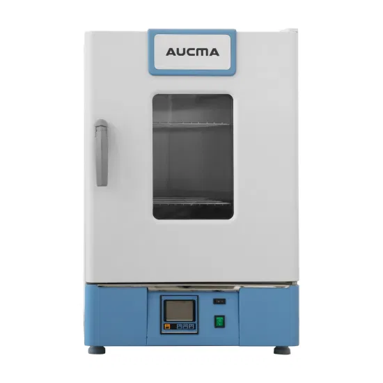 Aucma 65L Câmara Interna de Aço Inoxidável Forno de Secagem de Ar Forçado Vertical Aquecimento Elétrico Explosão de Temperatura Constante para Laboratório/Hospital